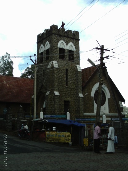 kodaikanal, church in kodaikanal, st.peter's church in kodaikanal